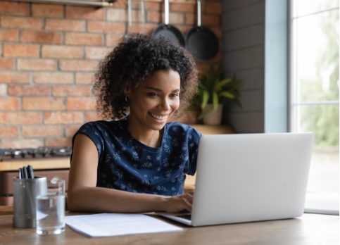 Woman with Laptop