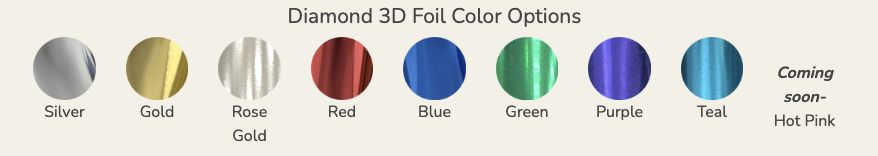 Diamond 3D Foil Colors 